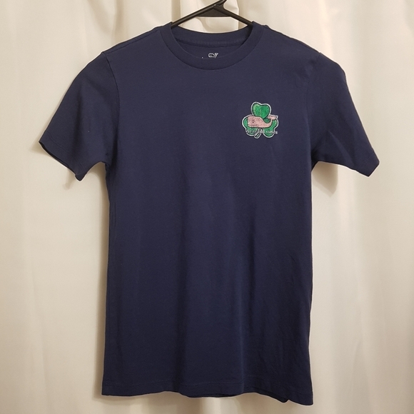 Vineyard Vines unisex Small 8-10 Shamrock Whale shirt - Picture 1 of 4